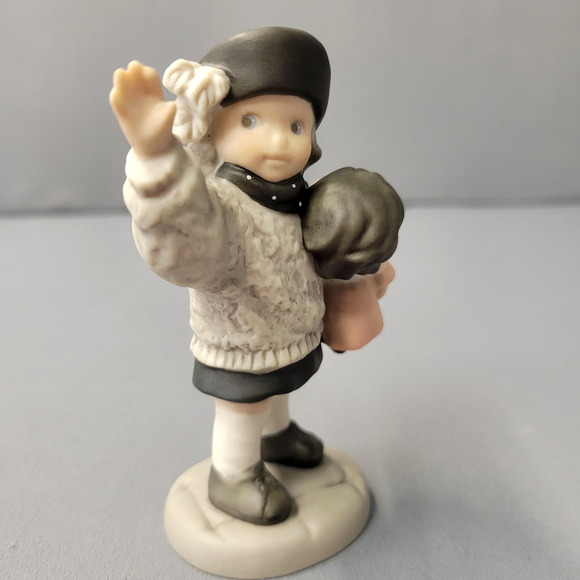 Vintage 1998 Enesco I Will Miss You Girl With Doll Figurine Bahner Studios - Picture 6 of 12